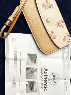 Coach Collection Clutch Floral Bow Print